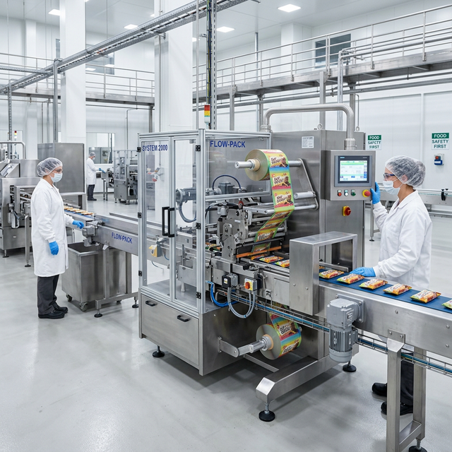 Flow-Pack Wrapping Machine